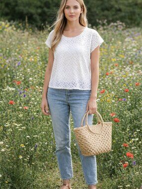 Prevett Eyelet Top